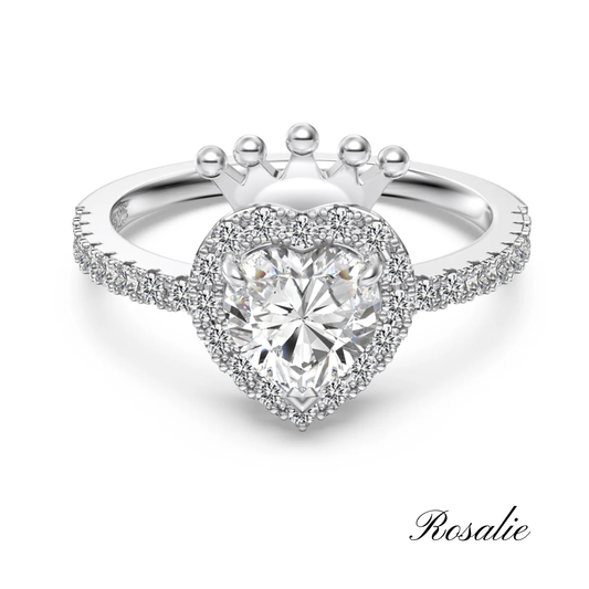 Princess Heart Crown Ring