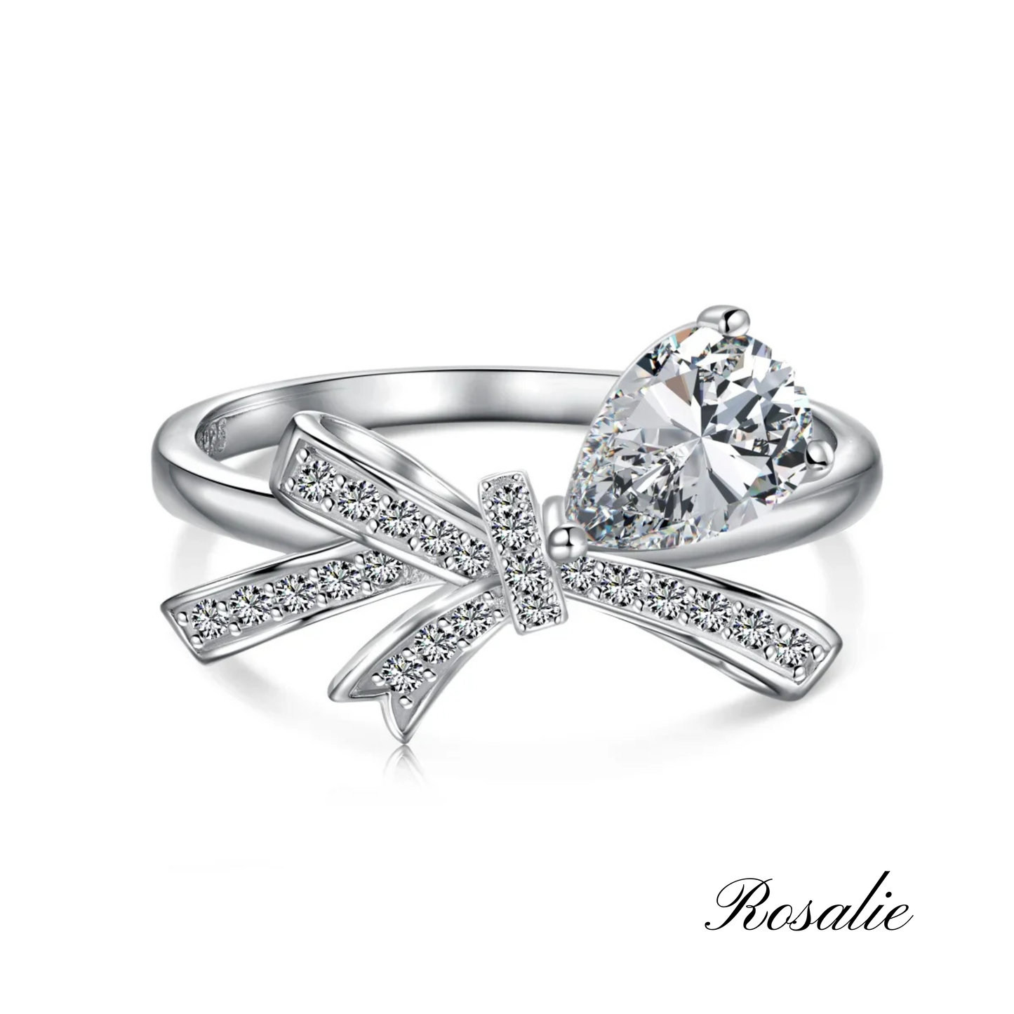 Ribbon Heart Ring